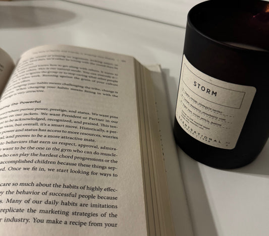 Reading with candle