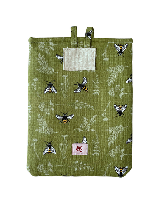 Honey Bee & Garden Book Sleeve