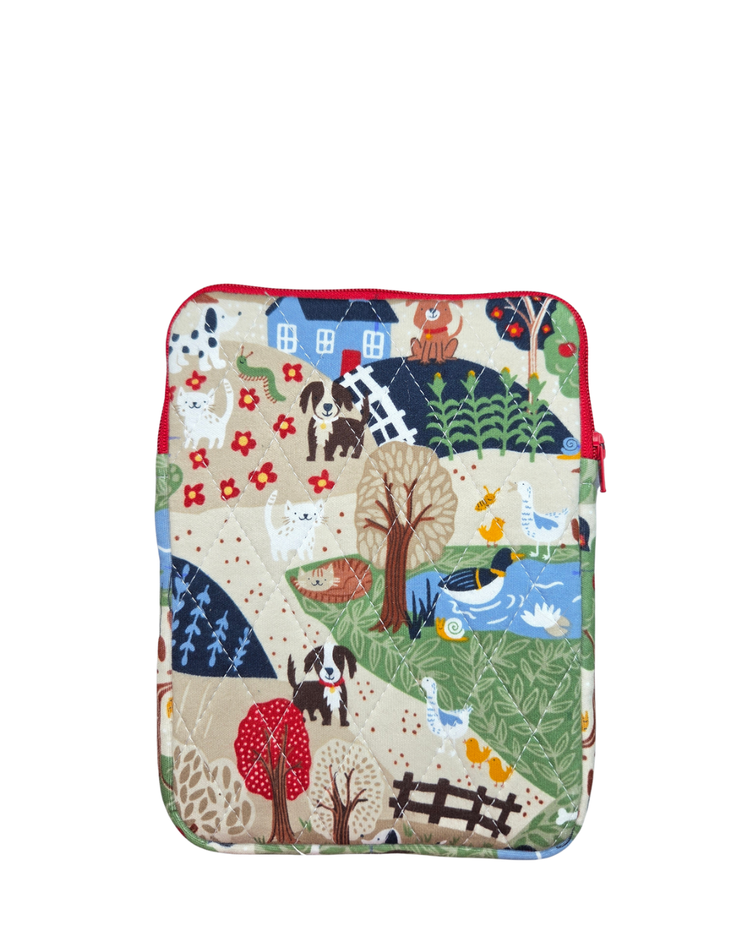 At the Farm Reading Quilted e-Reader Sleeve