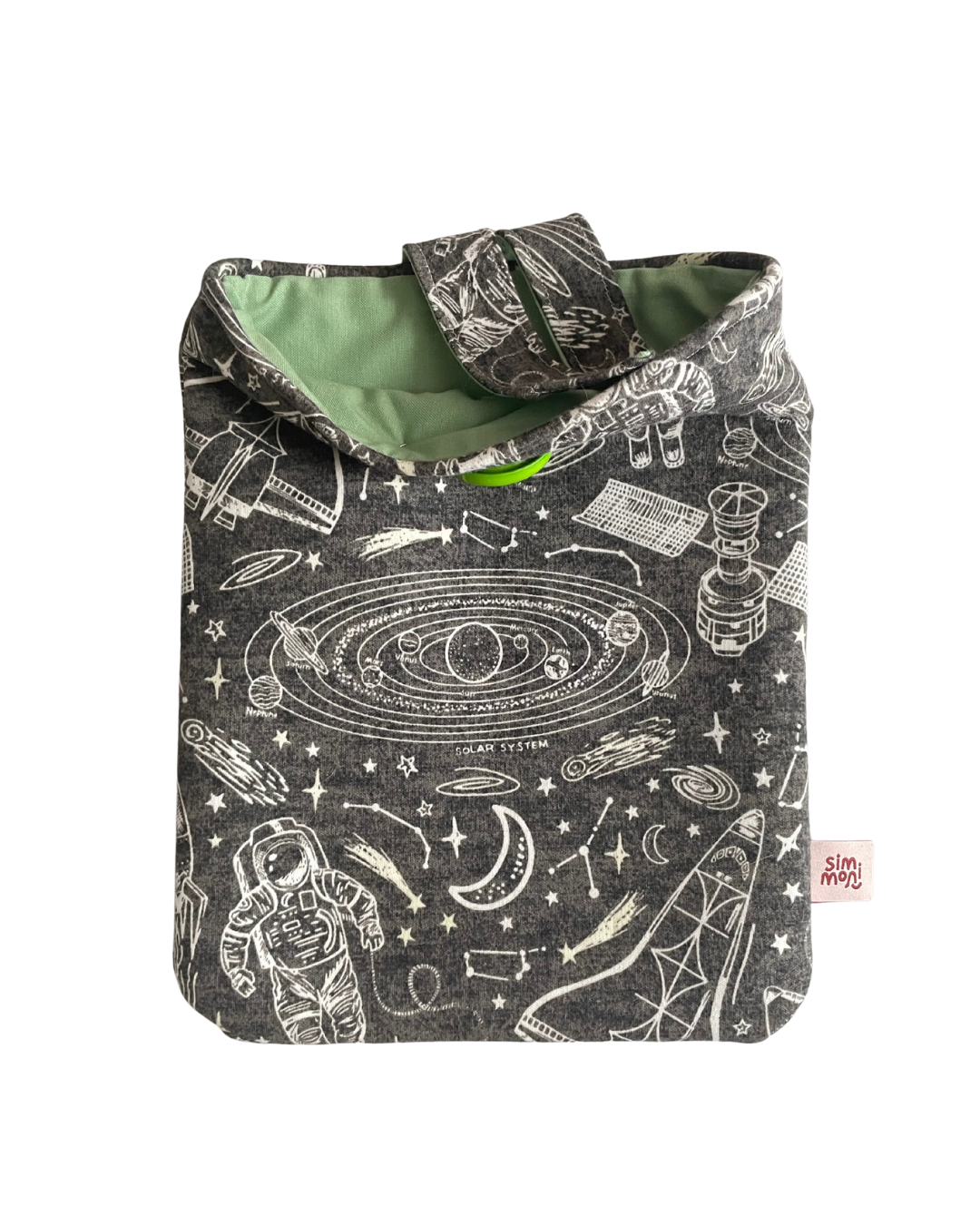 Space Traveller Book Sleeve Glow in the Dark