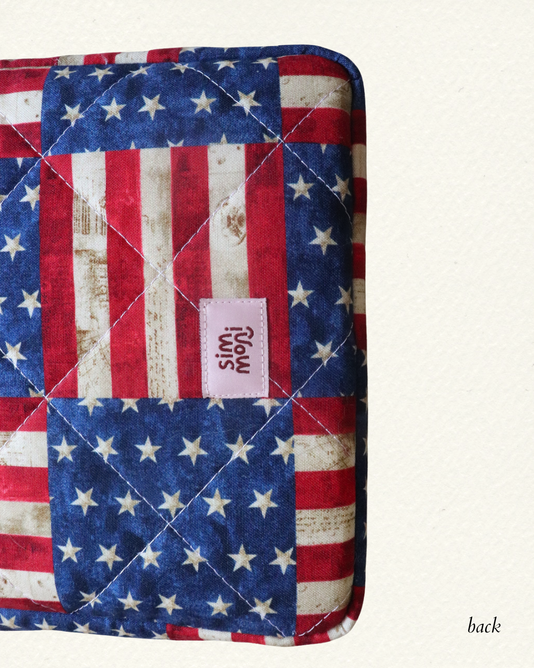 Patriotic US Flag Book Sleeve