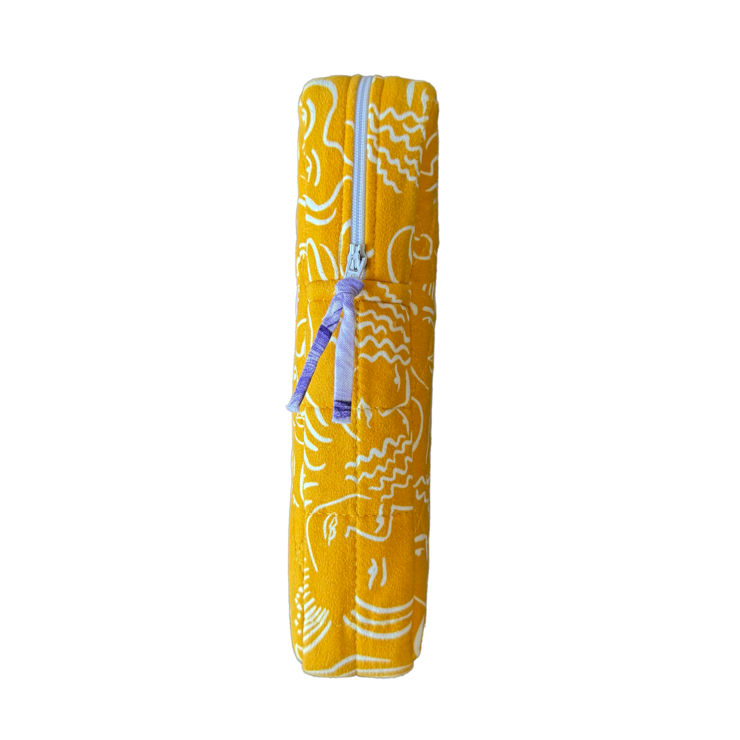 Smile Sunshine Quilted Book Sleeve