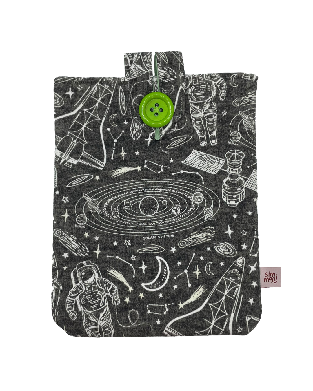 Space Traveller Book Sleeve Glow in the Dark