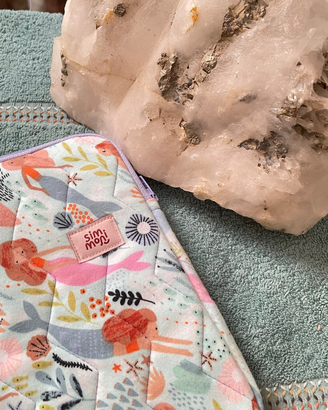 Singing With Mermaids Quilted eReader Sleeve