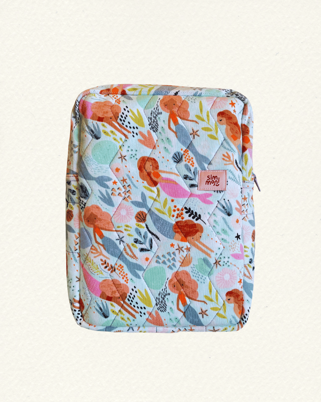 Singing With Mermaids Quilted Book Sleeve