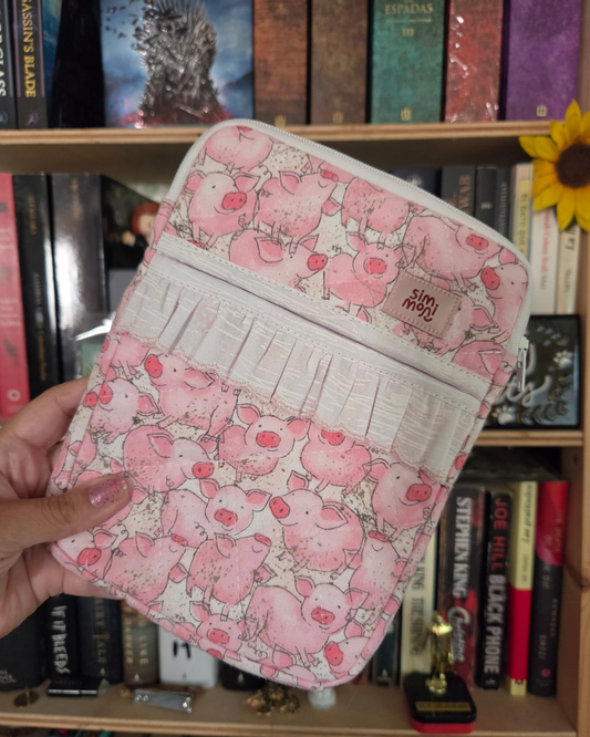 Rosy Tails e-Reader Sleeves With Ruffled Pocket