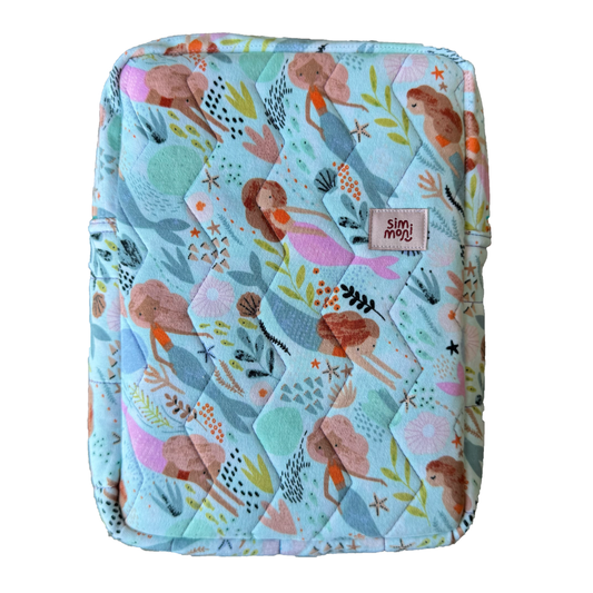 Singing With Mermaids Quilted Book Sleeve